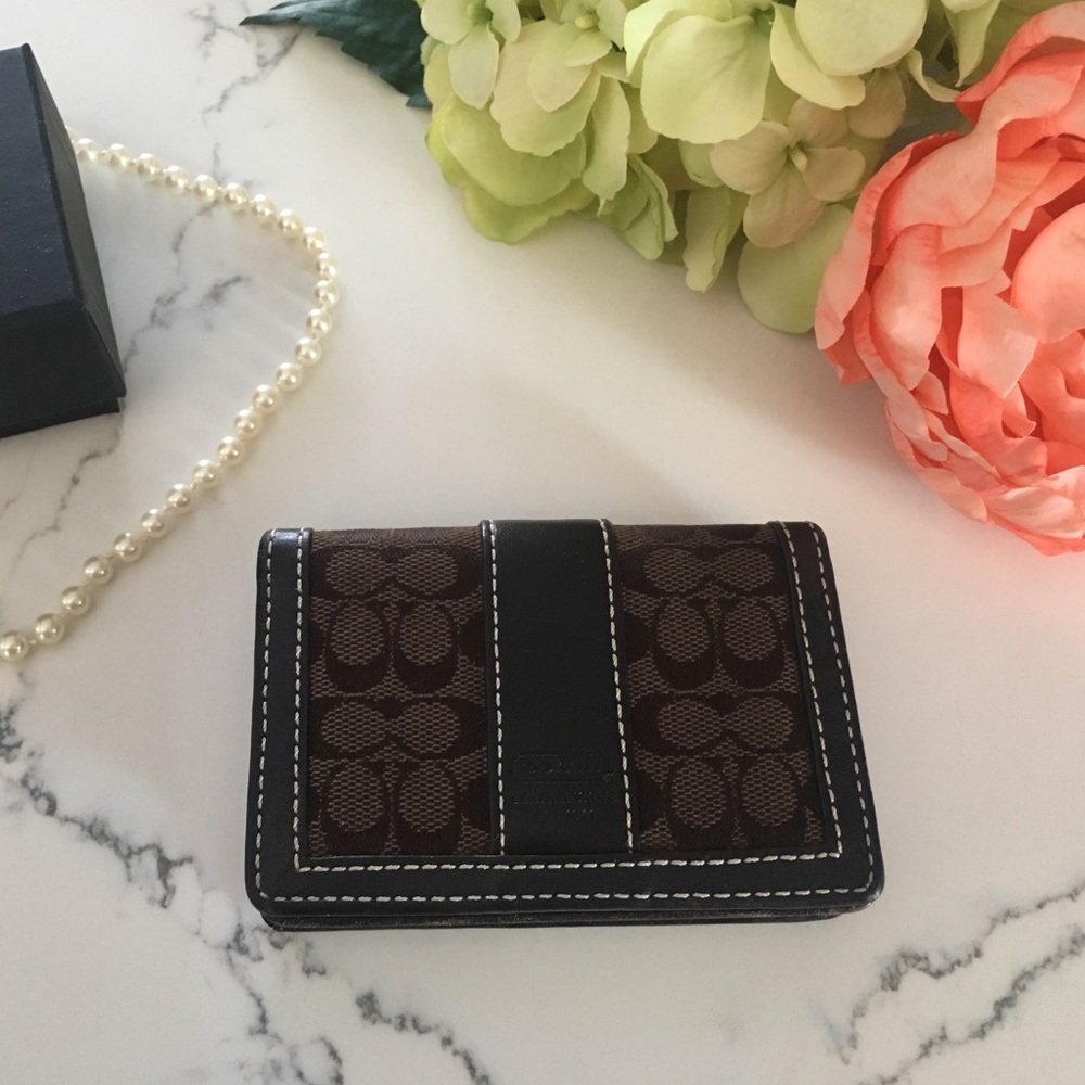Coach wallet brown
